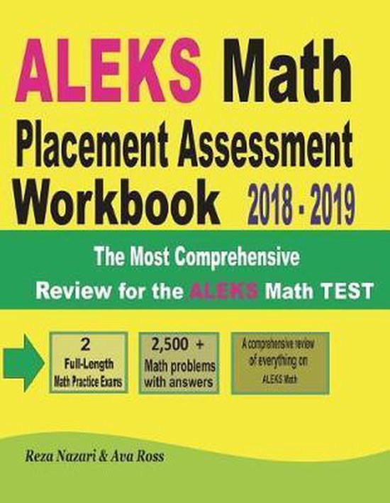 ALEKS Math Placement Assessment Workbook 2018 - 2019 - cover