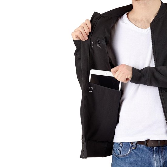 Pacsafe Transit Jacket Men Antraciet (Charcoal) L