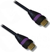 Lineaire XVHD54NMC HDMI kabel 1,5 m HDMI Type A (Standaard) Zwart, Violet