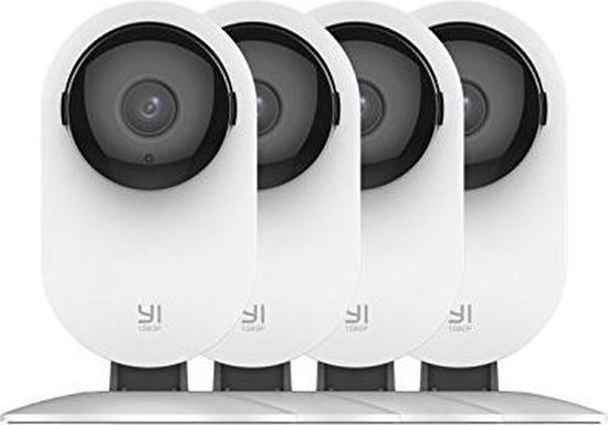 Yi Smart Home 1080P IP Camera (Official EU Edition) - Wit - 4 Stuks