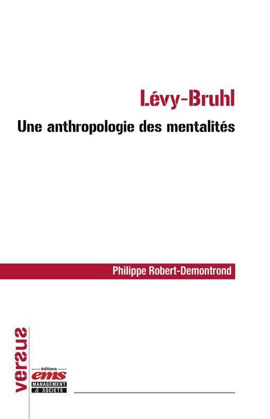 Versus - Lévy-Bruhl : une anthropologie des mentalités - cover