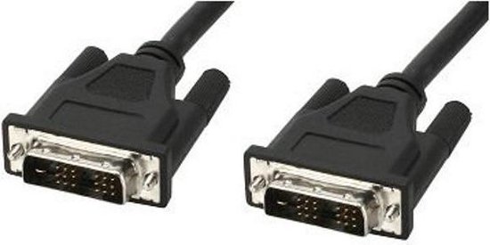 TECHly DVI Aansluitkabel 5.00 m ICOC-DVI-8050 Zwart [1x DVI-stekker 18+1-polig - 1x DVI-stekker 18+1-polig] - Techly