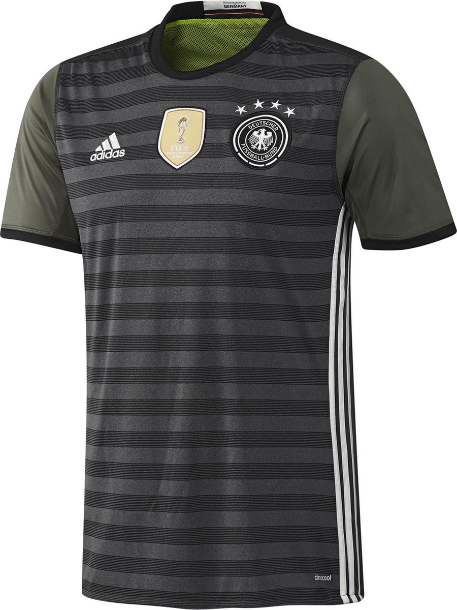 Aanstellen Mart Banzai adidas Duitsland Uit Shirt Sportshirt - Maat M - Mannen - groen/grijs/wit |  bol.com