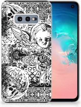 Geschikt voor Samsung Galaxy S10e TPU Hoesje Design Skulls Angel
