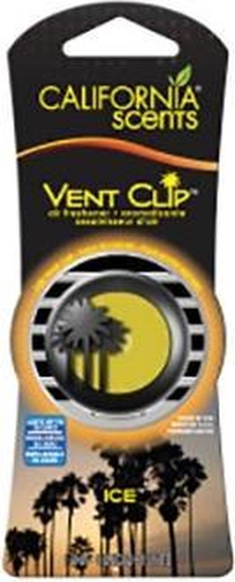 California Scents Luchtverfrisser Vent Clip Ice