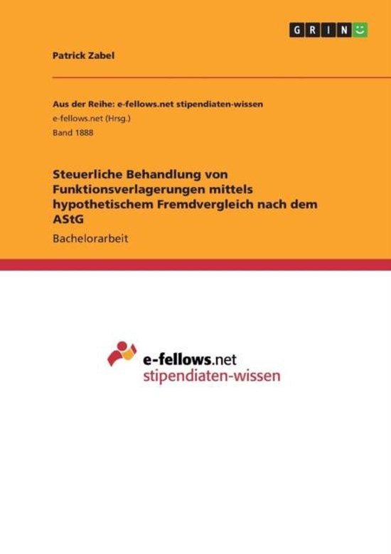 Steuerliche Behandlung von Funktionsverlagerungen mittels hy ... - cover