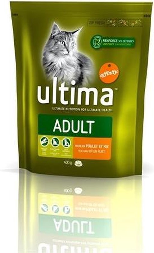 Ultima Kat Adult Kip Kattenvoer - 1.5 kg | bol.com