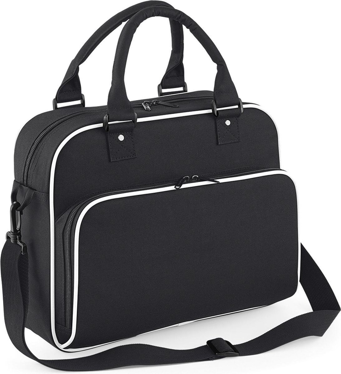 Bagbase Junior Dance Bag Zwart-Wit 15 Liter