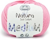 DMC Natura Medium 134 Pink. PAK MET 7 BOLLEN a 50 GRAM. KL.NUM. 09.