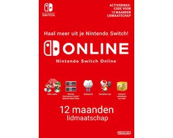 Nintendo Switch Online - 12 maanden Online Lidmaatschap - Nintendo Switch Download Image