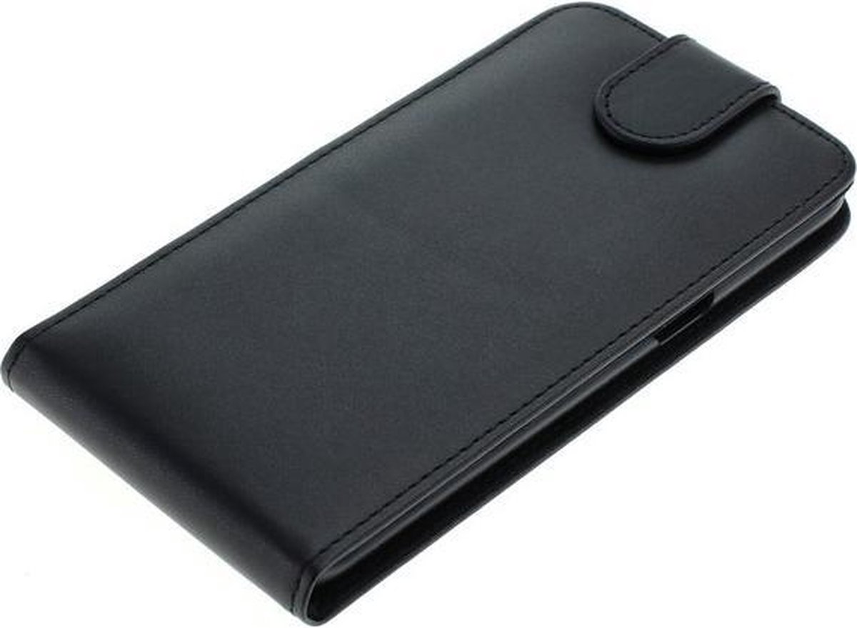Flipcase hoesje voor Samsung Galaxy S6 Edge+ SM-G928F - Zwart