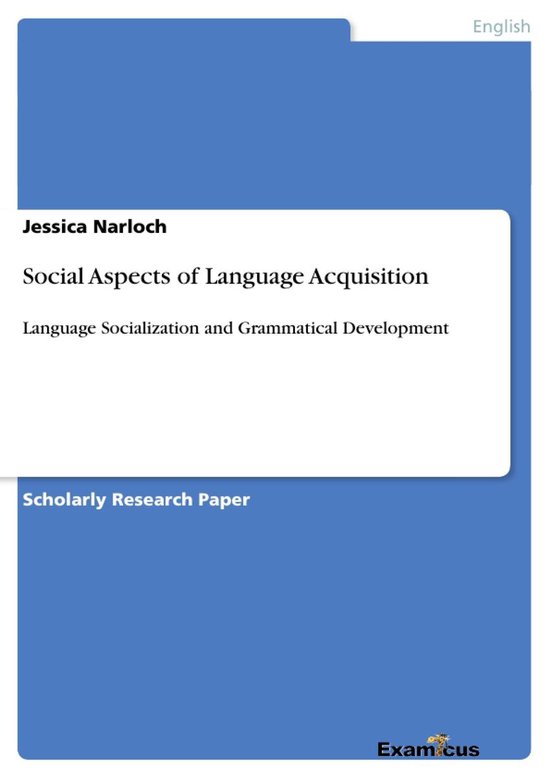 Social Aspects of Language Acquisition - cover