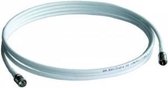 Wisi DS 35 0050 câble coaxial 0,5 m F-Quick Blanc