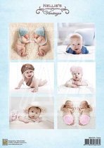 Decoupage Vel - Vintage - Baby-serie - Tweeling