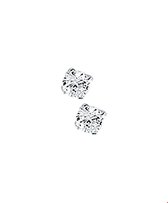 TFT Oorknoppen Zirkonia Zilver Glanzend 3mm
