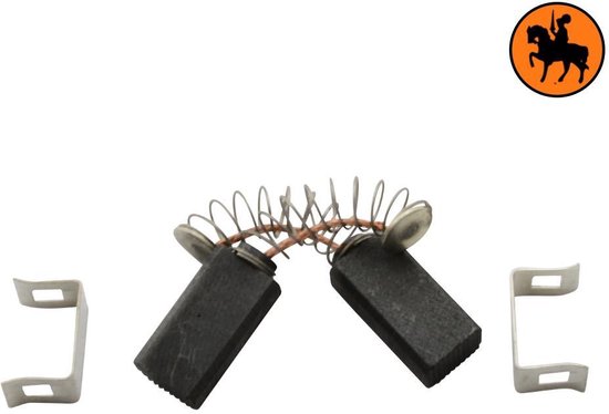 Jeu de balais de charbon pour Bosch GBM 350 - 5x8x16mm - Remplace 2.604.321.914