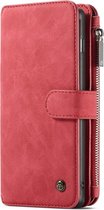 Caseme - Samsung Galaxy S10 Plus Hoesje - Uitneembare Wallet Case Cabello Rood