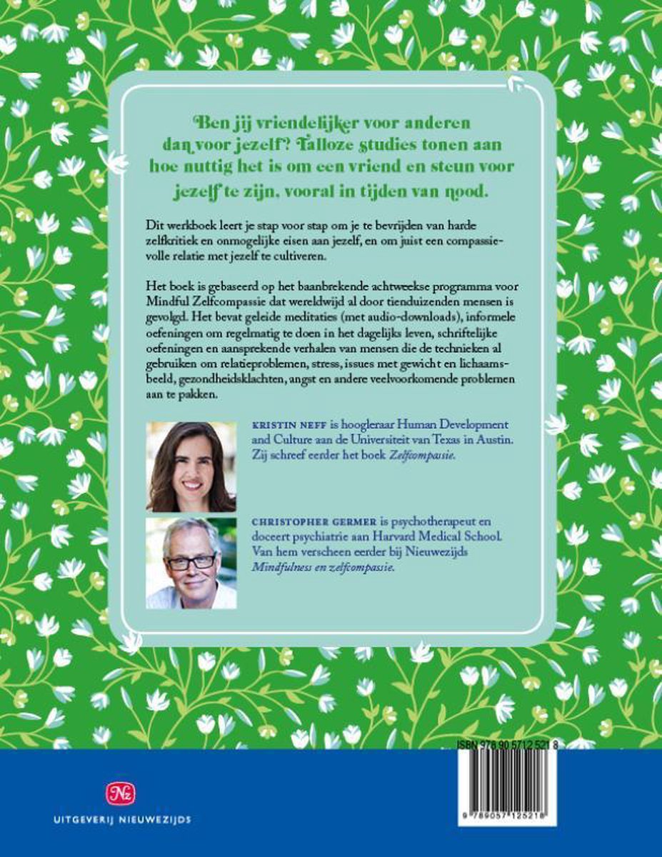Werkboek mindful zelfcompassie - back cover