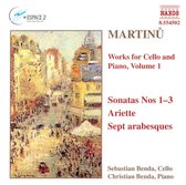 Martinu: Works for Cello and Piano Vol 1 / Sebastian & Christian Benda