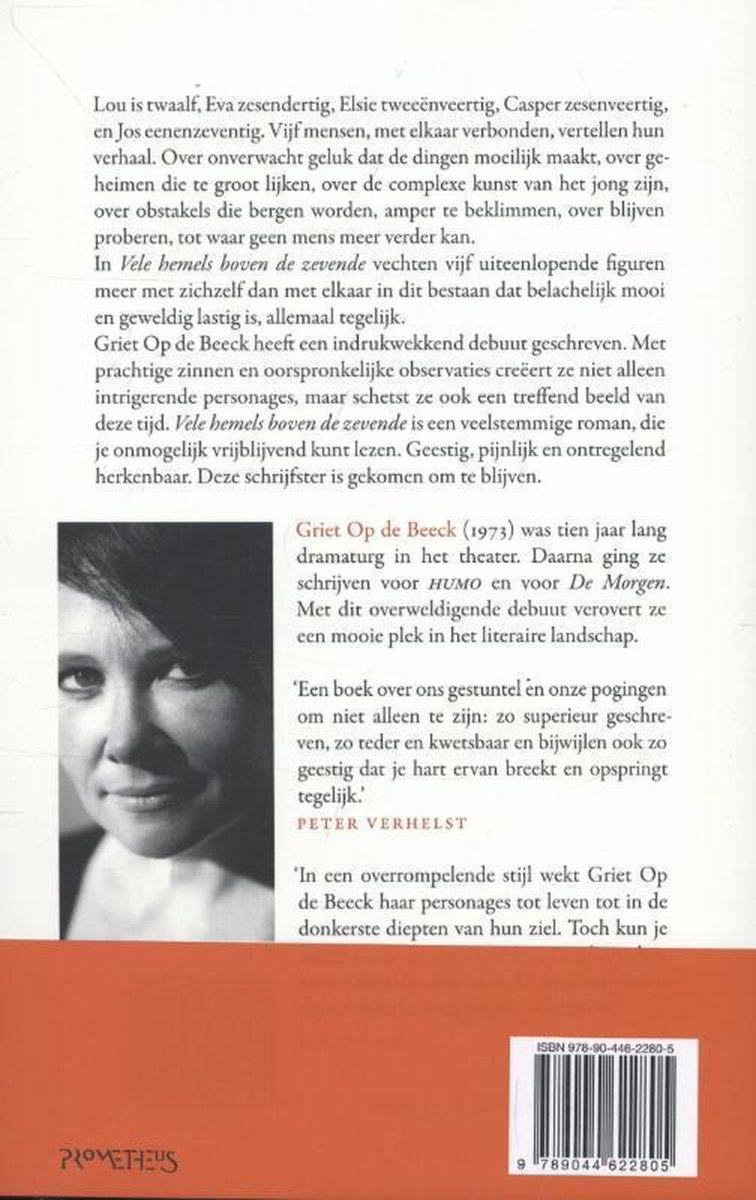 Vele hemels boven de zevende - back cover