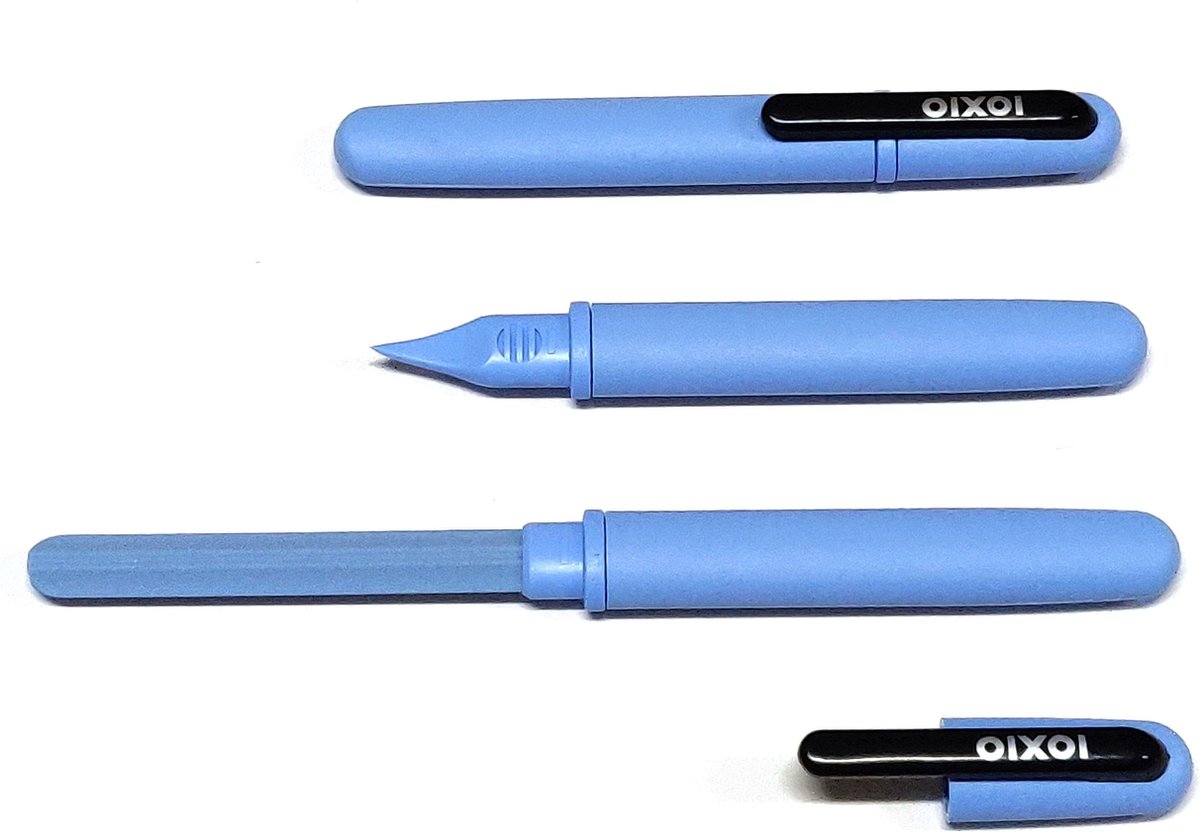 IOXIO - Keramische Nagelvijl - Candy - lengte 14 cm. - vijloppervlak 8,5 x 1 cm. - Blue.