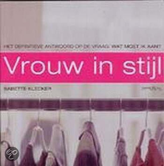 Cover van het boek 'Vrouw in stijl'