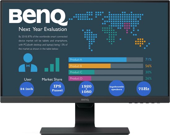 BenQ BL2480 - Full HD IPS Monitor / 24 inch