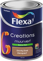 Flexa Creations - Muurverf Extra Mat - Dandy Dust - Mengkleuren Collectie - 1 Liter