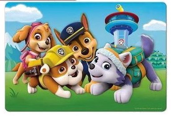 paw patrol placemat
