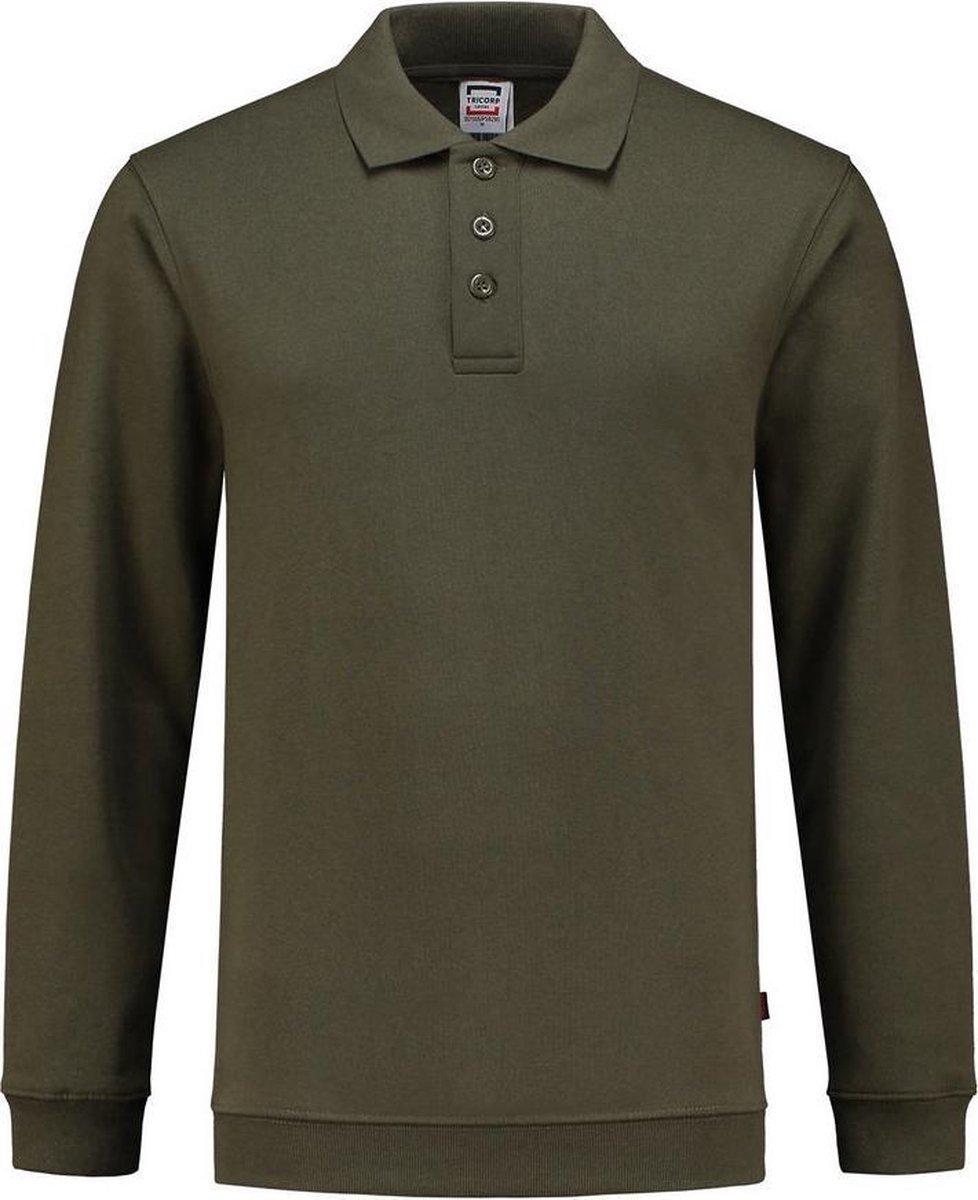 Tricorp 301005 Polosweater Boord - Legergroen - 5XL