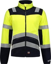 Tricorp 403013 Fleecejack Multinorm Bicolor Fluor Geel/Blauw maat 5XL