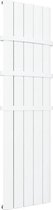 Design radiator verticaal aluminium mat wit 180x47cm1415 watt- Eastbrook Withington