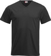 Fashion-T V-neck T-shirt 160 g/m² zwart s