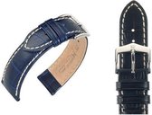 Hirsh Horlogeband Modena Zwart - Leer - 19mm