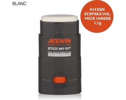 JEEWIN Sunblock Stick SPF 50+ - WIT | ook geschikt voor bescherming tattoo | 100% Minerale zonbescherming UVA/UVB | Zonnebrand | Zonder NANO of Microplastics | Trotse sponsor van Sportclub Only Friends