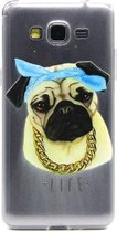 Pug Life Tpu silicone hoesje Samsung Galaxy Grand Prime