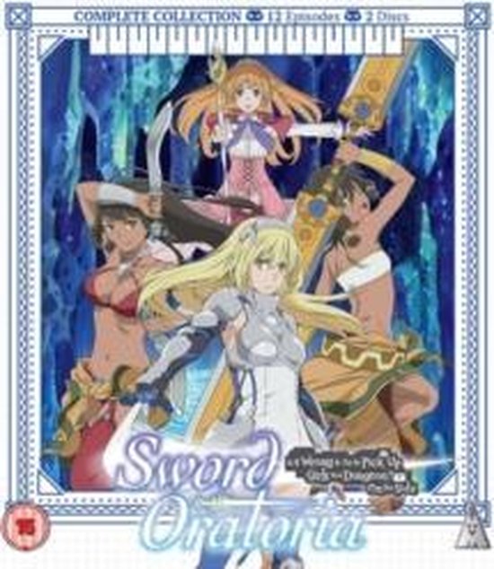 Complete collection 12 episodes 2 discs, met de personages van Sword Oratoria.