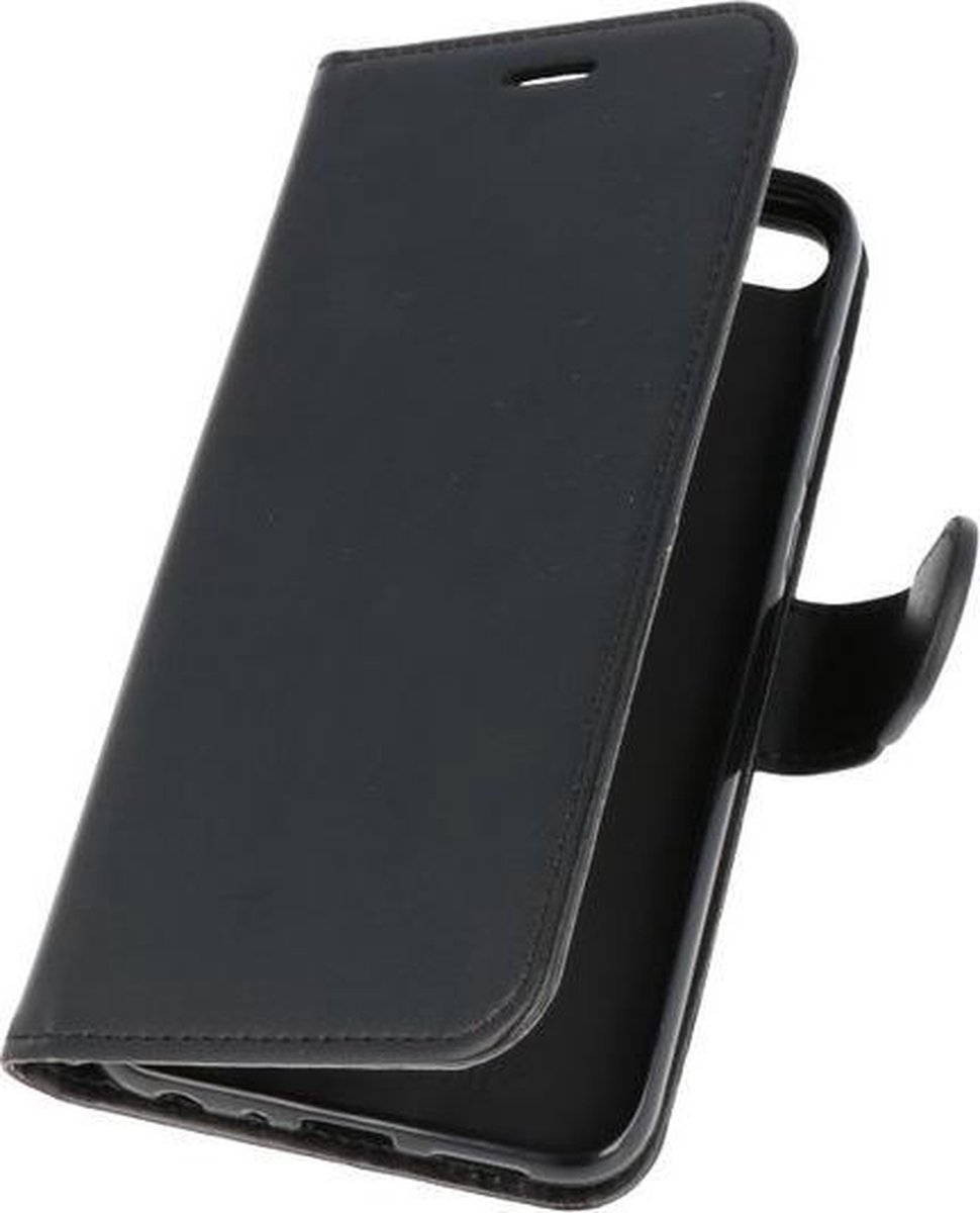Zwart Wallet Case Hoesje voor Huawei Honor 9 Lite