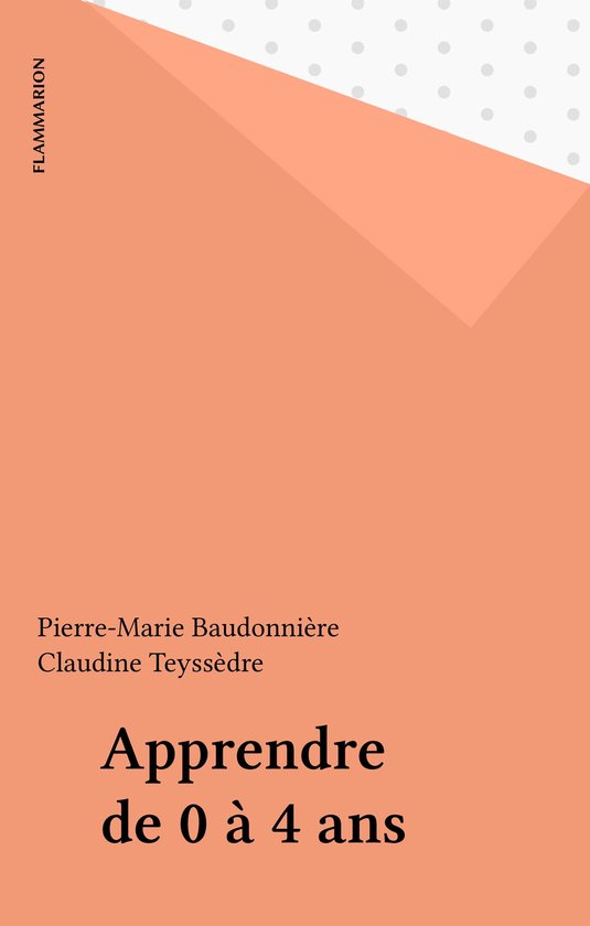Apprendre de 0 à 4 ans - cover