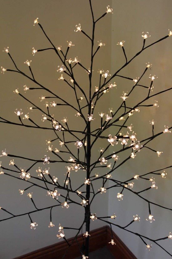 wetgeving experimenteel melodie Lichttakken -Bloesemboom- Kerstboom - 180 warm witte LED-lampjes - 180 cm  hoog | bol.com