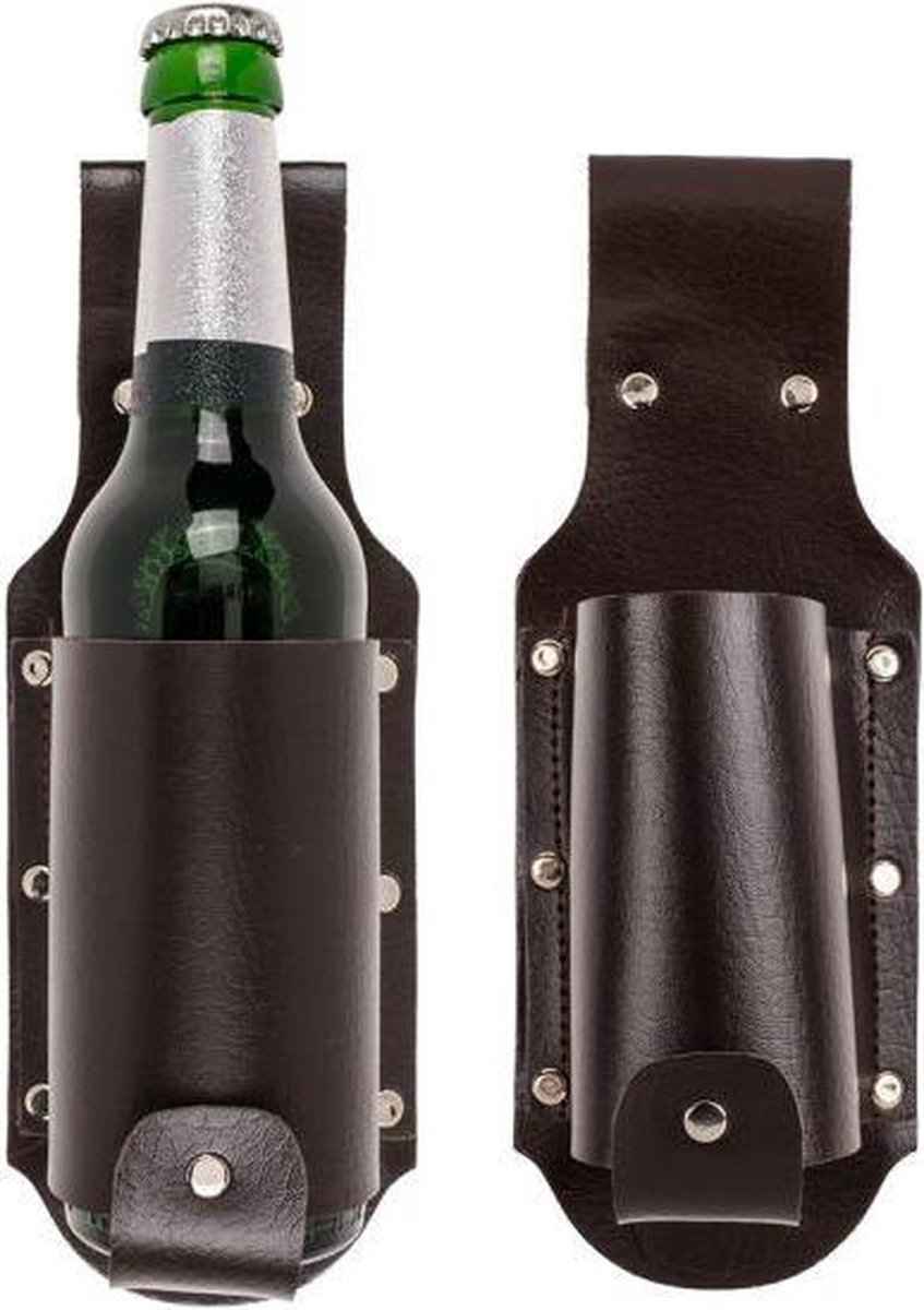 Vêtements, accessoires Vêtements et accessoires Des bouteilles de bière  support en cuir synthétique pour la ceinture bierhalter étui bouteille de  bière LI5103993