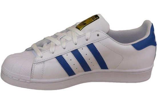 Daarom kraam buffet adidas Superstar Foundation Junior Sneakers Sneakers - Maat 36 2/3 - Unisex  - wit/blauw | bol.com