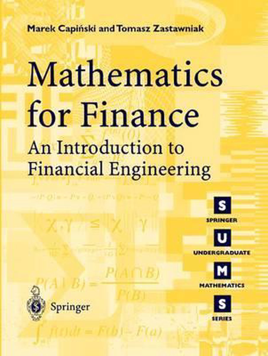 Omslag van Mathematics For Finance