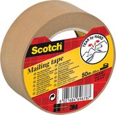 10x Scotch verpakkingsplakband, 50mmx50 m, papier, bruin