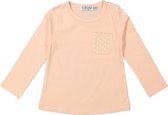 Dirkje Meisjes Shirt - Peach - Maat 62