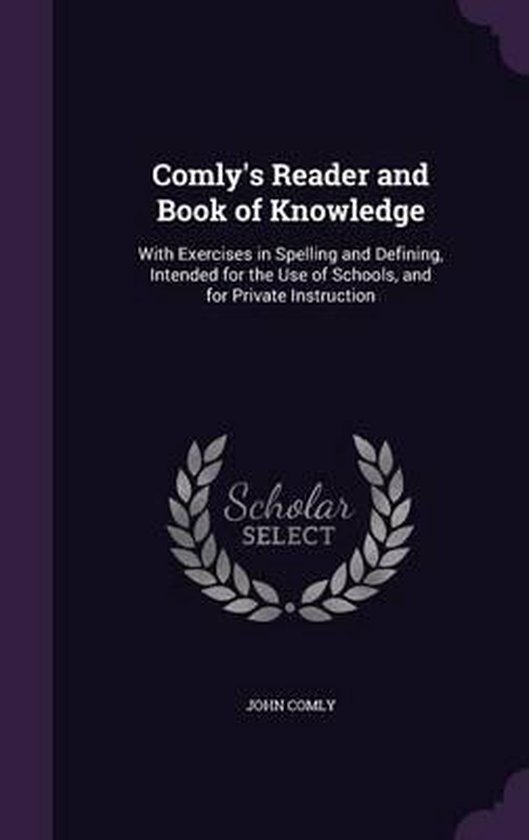 Comly's Reader and Book of Knowledge - cover