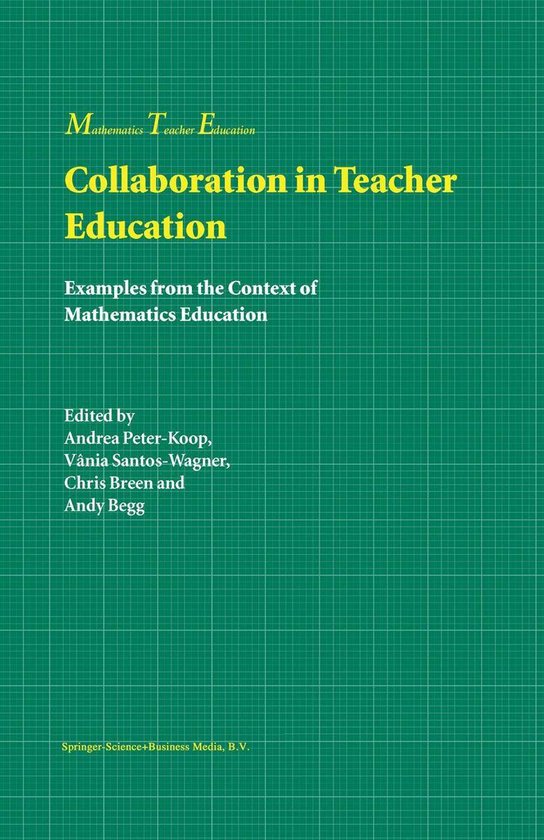 Mathematics Teacher Education 1 - Collaboration in Teacher E ... - cover