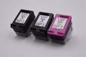 KATRIZ® REMAN inkt geschikt voor 2x HP301XL Zwart + 1x HP301XL kleur (3stuks) | - Met chip