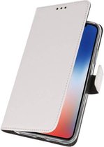 Wallet Cases Hoesje voor iPhone XS - X Wit