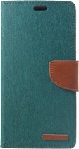 Canvas Diary - Iphone XS Max Hoesje - Groen - Goospery